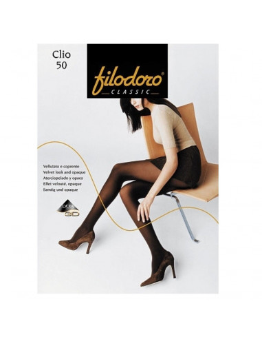 Opaque microfiber tights for women Filodoro Clio 50