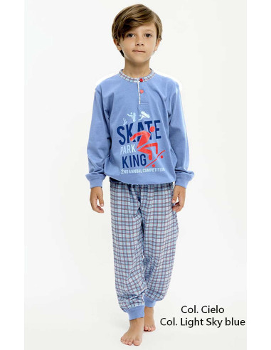 Boy's cotton jersey pajamas Gary P30020