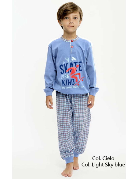 Boy's cotton jersey pajamas Gary P30020 Boy's cotton jersey pajamas Gary P30020