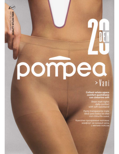 Collant elasticizzato opaco Pompea Vani 20 den