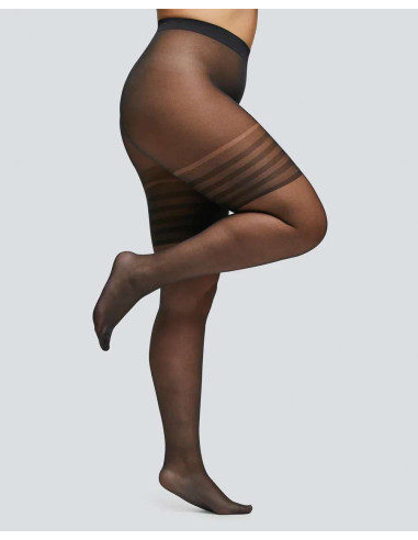 Opaque lycra comfort size tights Pompea CL 20 den Opaque lycra comfort size tights Pompea CL 20 den