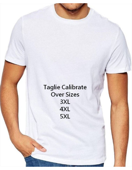 Gruppo 3 t-shirt CALIBRATE in jersey di cotone Map 3001 Bianco e Nero Gruppo 3 t-shirt CALIBRATE in jersey di cotone Map 3001 Bianco e Nero