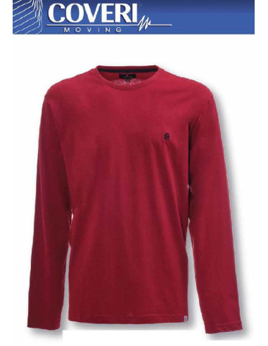 Men's cotton jersey OVERSIZES long sleeves shirt Coveri Moving OTJ1666