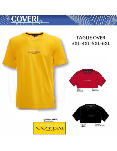 Men's cotton jersey OVERSIZES t-shirt Coveri Moving OTJ3389