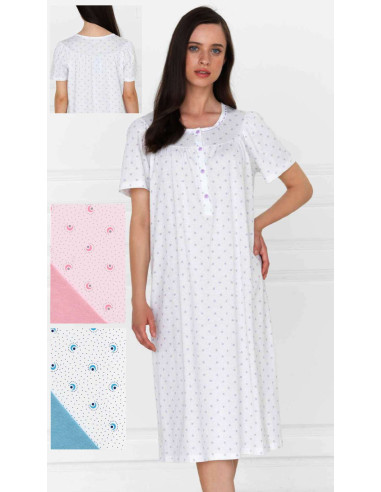 Nightdress for woman in cotton jersey Linclalor 74690