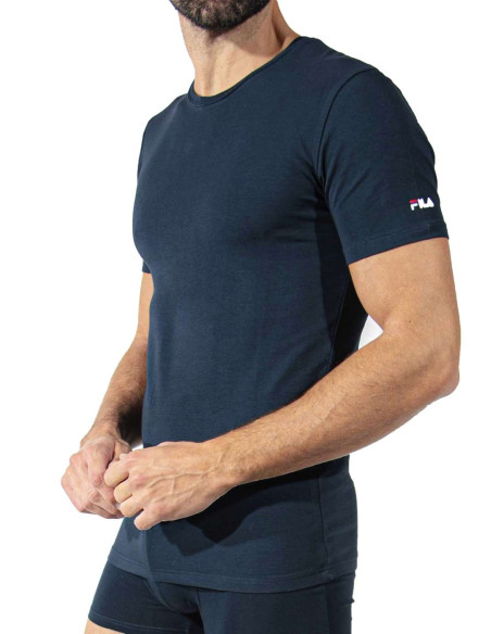 Men's stretch cotton round neck t-shirt Fila FU5231 Men's stretch cotton round neck t-shirt Fila FU5231