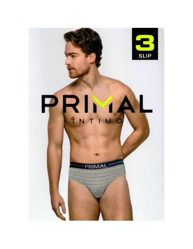 Gruppo 3 slip uomo in cotone elasticizzato Primal S314