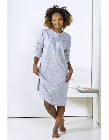 Women's CALIBRATED cotton jersey nightdress Stella Due Gi D8835