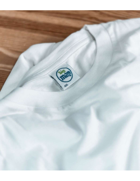 Group 3 cotton jersey OVER SIZES t-shirt Map 3001 White and Black