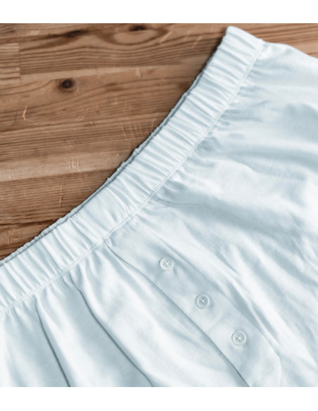 Boxer uomo CALIBRATO in jersey di cotone Map 5003 Bianco e Nero