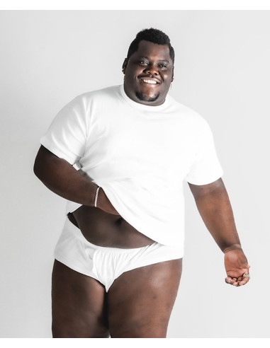 Slip uomo CALIBRATO in jersey di cotone Map 5002 Bianco e Nero