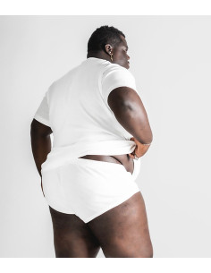 Cotton jersey OVER SIZES briefs Map 5002 White and Black 2