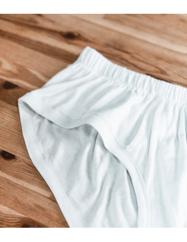 Cotton jersey OVER SIZES briefs Map 5002 White and Black Cotton jersey OVER SIZES briefs Map 5002 White and Black