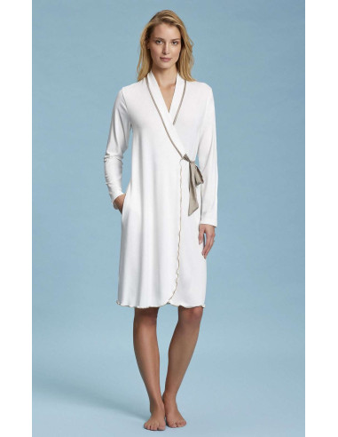 Viscose dressing gown Andra Lingerie 7397
