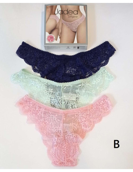 Group 3 all lace brazilian briefs Jadea 1628/C