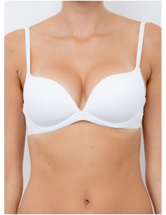 Unwired padded push-up bra... 2