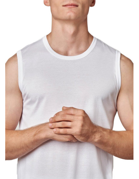 Scotland yarn sleeveless round neck t-shirt Gicipi 261SMT Scotland yarn sleeveless round neck t-shirt Gicipi 261SMT