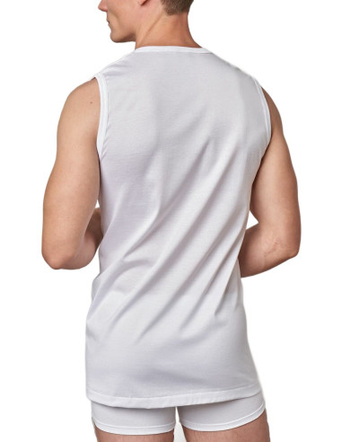 Maglia uomo smanicata girocollo in filo Gicipi 261SMT Maglia uomo smanicata girocollo in filo Gicipi 261SMT