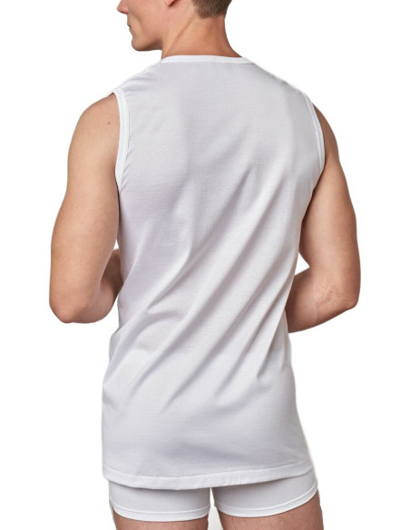 Scotland yarn sleeveless round neck t-shirt Gicipi 261SMT Scotland yarn sleeveless round neck t-shirt Gicipi 261SMT