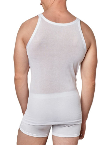Canottiera uomo spalla stretta in filo di Scozia Gicipi 280SS Canottiera uomo spalla stretta in filo di Scozia Gicipi 280SS