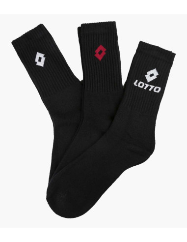 Confection 3 pairs unisex sponge socks Lotto TrisP
