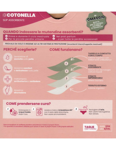 Stretch cotton WASHABLE absorbent briefs Cotonella ADB62 Stretch cotton WASHABLE absorbent briefs Cotonella ADB62