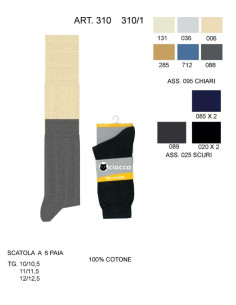Group of 6 LONG men socks in Scotland thread Ciocca 310 2