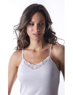Group 3 thin straps cotton vest Moretta 1408