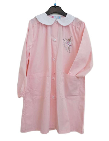 Girl smock for school Andy&Gio' 90215 Pink