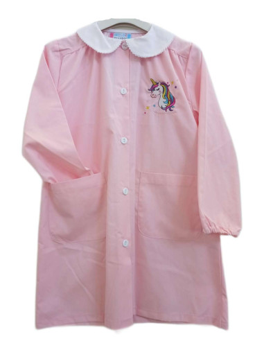 Girl smock for school Andy&Gio' 90216 Pink
