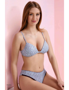 Women's set with padded triangle bra and briefs Jadea 4455 2