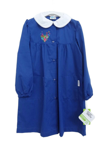 Grembiule scuola bambina Siggi Happy School 33GR3904 Bluette