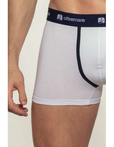 Gruppo 6 boxer in cotone bi-elastico Oltremare 202