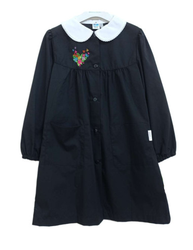 Girl smock for school Siggi Happy School 33GR3904 Black