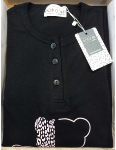 Women's warm cotton jersey nightdress StellaDueGi D8723 2
