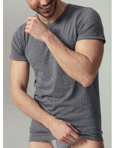 T-shirt uomo girocollo in puro cotone Life Intimo 333 T-shirt uomo girocollo in puro cotone Life Intimo 333