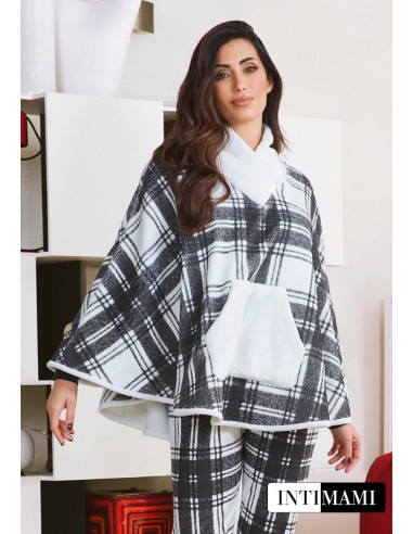Coral pile poncho Intimami ID1088P