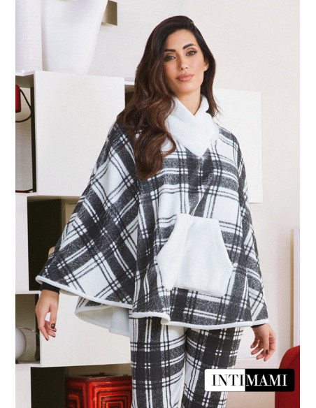 Coral pile poncho Intimami ID1088P Coral pile poncho Intimami ID1088P