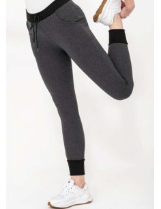 Leggings donna in jersey felpato Gladys PD0842