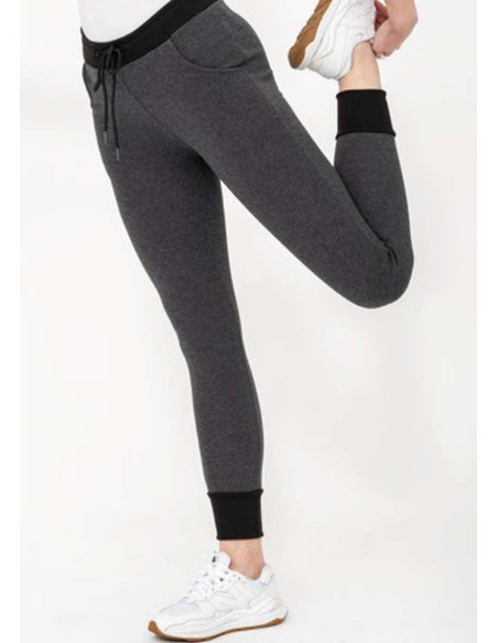Women's leggings in warm plushy jersey Gladys PD0842