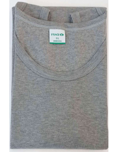 Men's warm cotton jersey wide shoulder vest Fragi 760