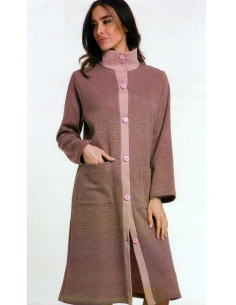Vestaglia donna con bottoni felpata Giusy Mode Bella