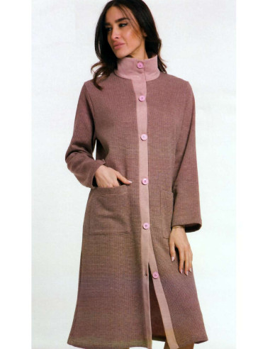 Women's warm fleece cotton dressing gown Giusy Mode Bella