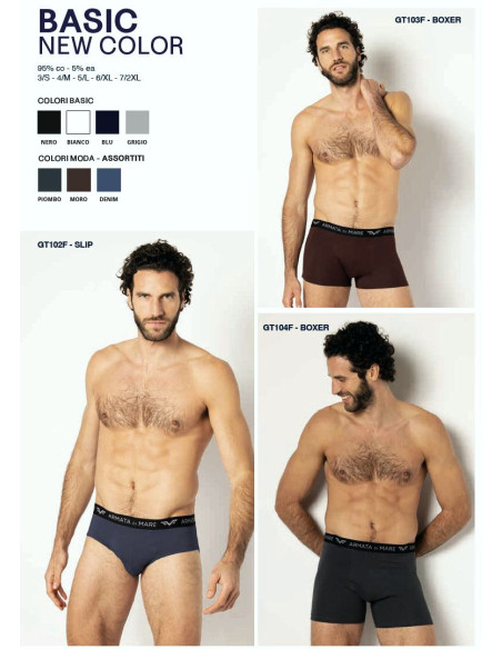 Group 6 stretch cotton boxer Armata di Mare GT103 Moda Group 6 stretch cotton boxer Armata di Mare GT103 Moda