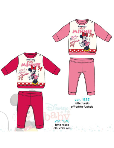 Pigiama da neonata in jersey di caldo cotone Disney WI 4190