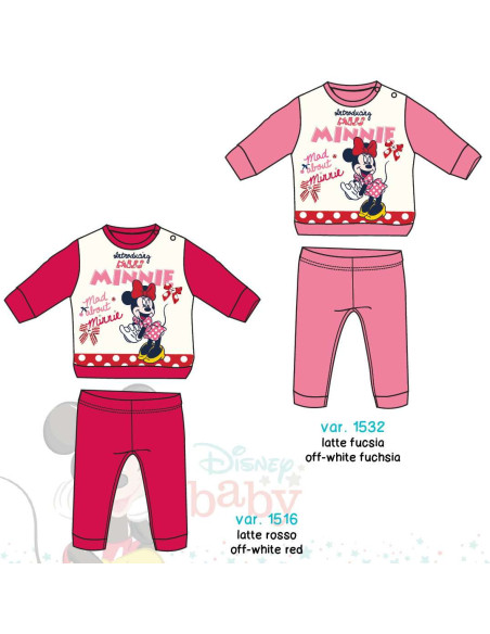 Pigiama da neonata in jersey di caldo cotone Disney WI 4190