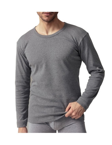 Men's warm cotton jersey long sleeves shirt Life Intimo 024 Men's warm cotton jersey long sleeves shirt Life Intimo 024