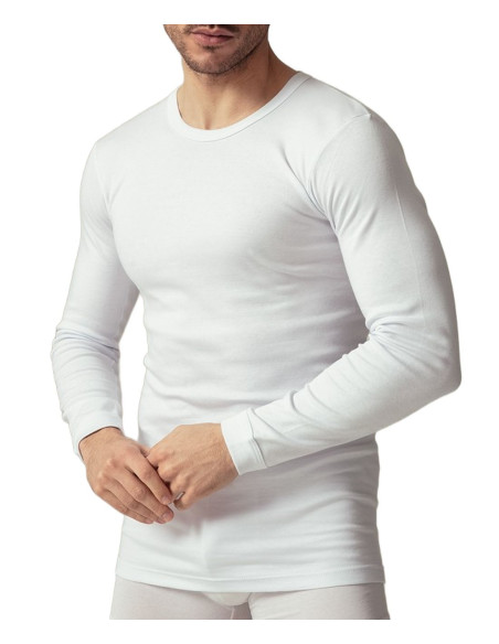 Men's warm cotton jersey long sleeves shirt Life Intimo 024 Men's warm cotton jersey long sleeves shirt Life Intimo 024