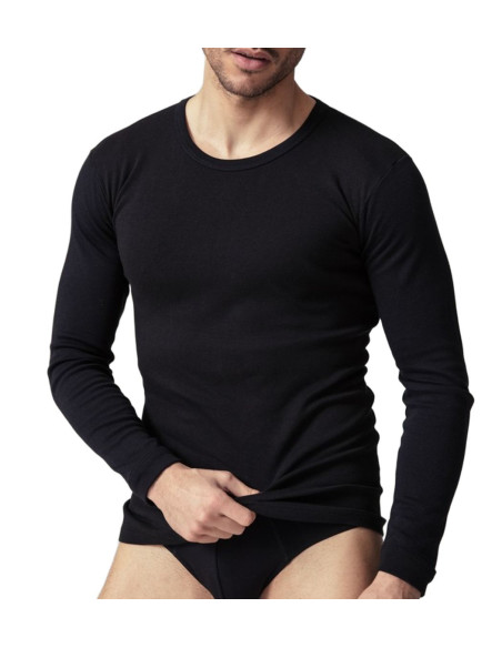 Men's warm cotton jersey long sleeves shirt Life Intimo 024 Men's warm cotton jersey long sleeves shirt Life Intimo 024