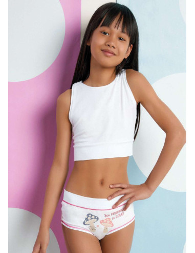 Group 6 stretch cotton girl briefs Jadea 497